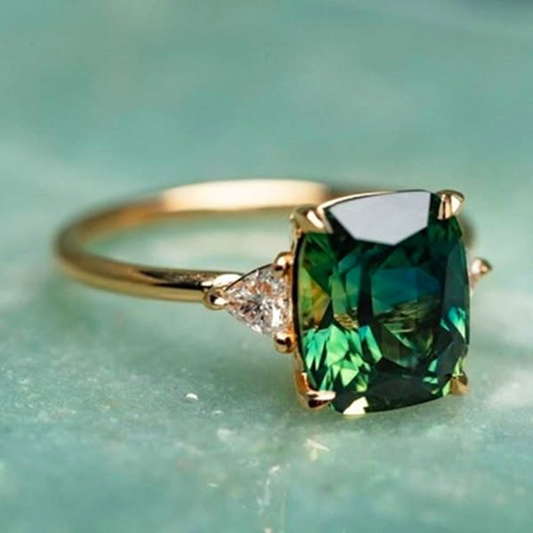 Gold Cushion Solitaire Ring | Rose & OliverGold Cushion Solitaire Ring | Rose & OliverMake the details your own with the Gold Cushion Solita