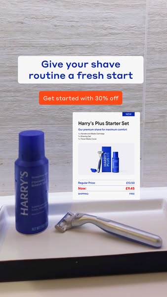 Shop Harry's Plus - Now 30% Off and Free Delivery