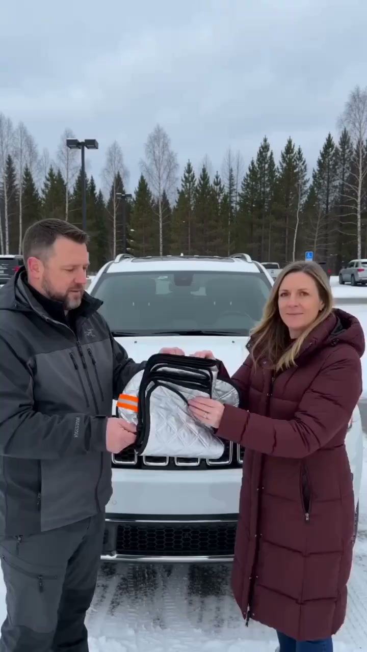 Magnetic Windshield Cover – All-Season Sun, Snow & Frost Protector