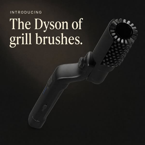 The First Cordless Electric Grill Brush | 50% Off