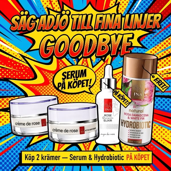 Köp 2 krämer, serum och Hydrobiotic på köpet
