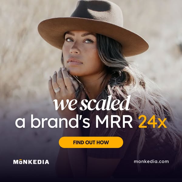 Find Out How We Scaled a Brand's MRR by 24x | MONKEDIA