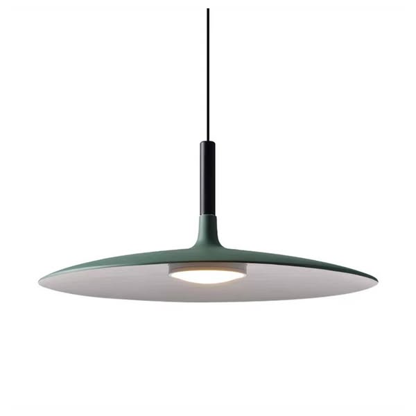 Aplomb pendentif grand led - suspension minimaliste au fini mat pour salle à manger green warm white dia 45 cm