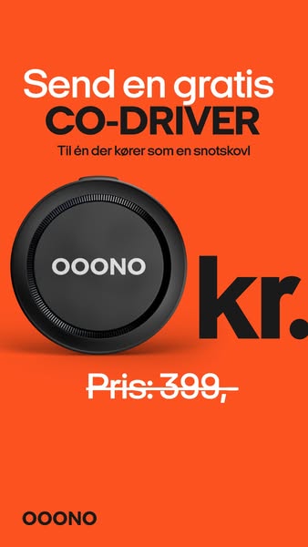 Nominer en snotskovl, send en CO-DRIVER