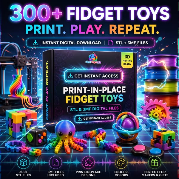 Print 300+ Fidget Toys