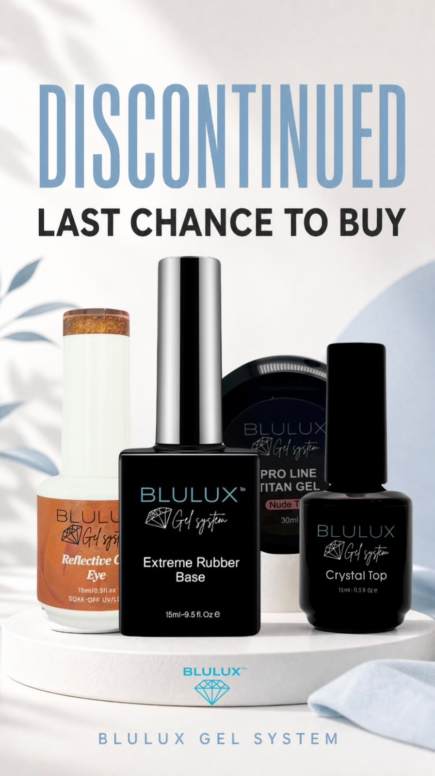 Anúncio de Blulux Gel System