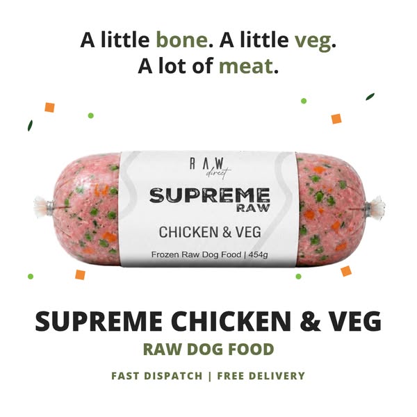 Supreme Chicken & Veg Raw Dog Food