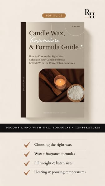 Candle Wax, Temperature & Formula Guide