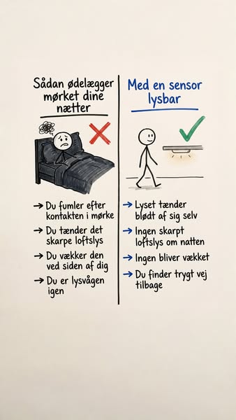 Lys uden at vågne helt