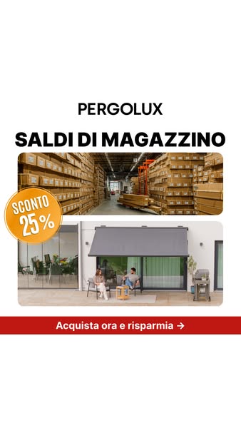 Nuove tende da sole. 10 anni di garanzia.