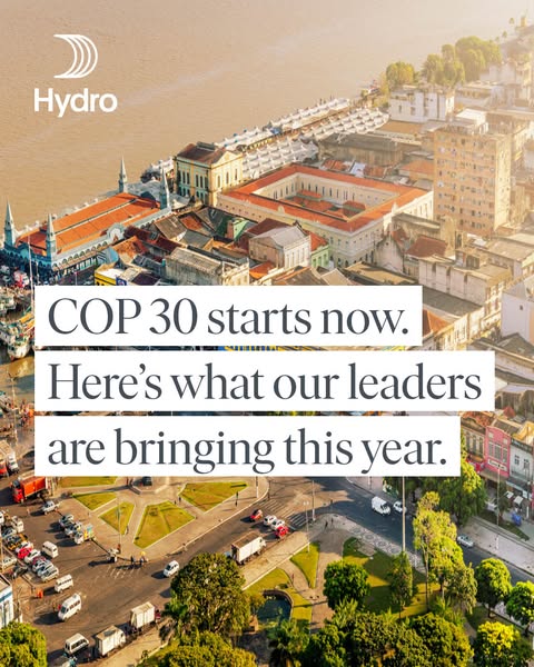 Hydro at COP30: Joining the dialogue for a just and low-carbon transition