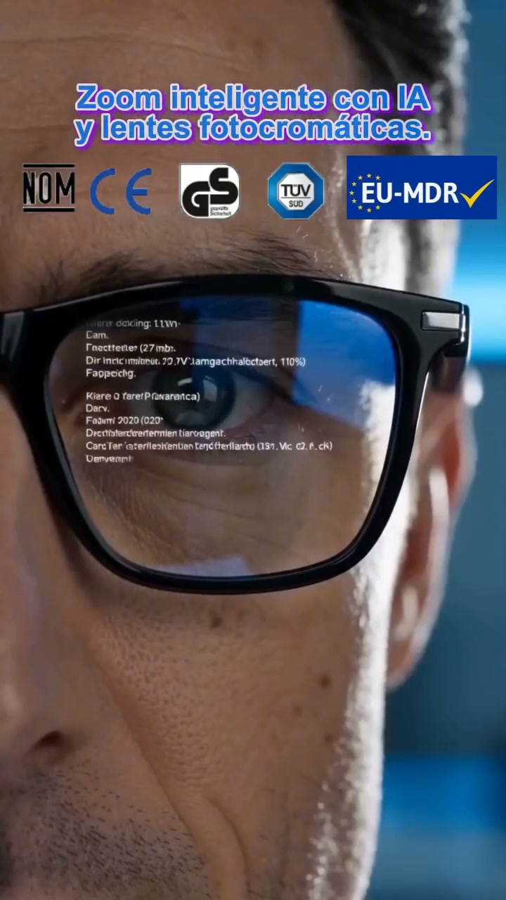 AI Translation Smart Glasses — Real‑Time Translator Eyewear with Open‑Ear Bluetooth Audio for Travel & Daily Communication