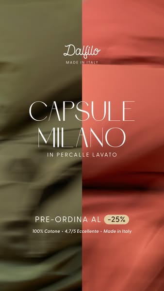 Percalle lavato, ora al -25%
