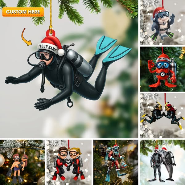 Scuba Diving Ornaments