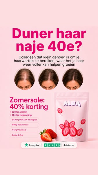 40% korting + gratis shaker