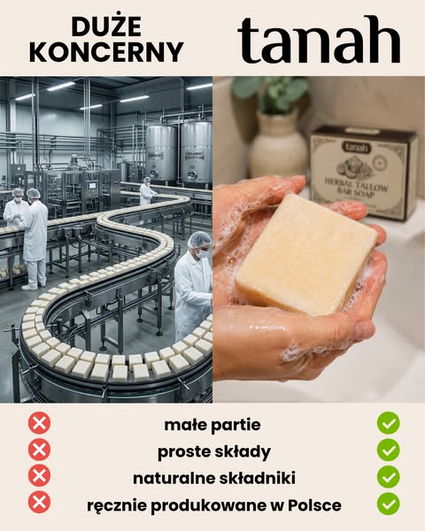 To mydło nie udaje naturalnego. Ono takie jest.