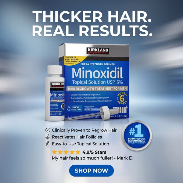Kirkland Minoxidil 5% — 6 Months, €89,99