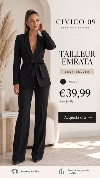 Tailleur Emrata | €39,99