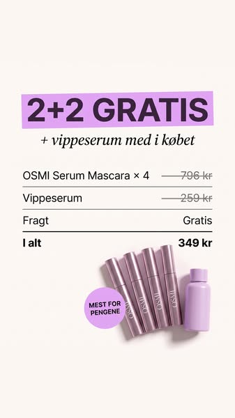 2+2 GRATIS + vippeserum