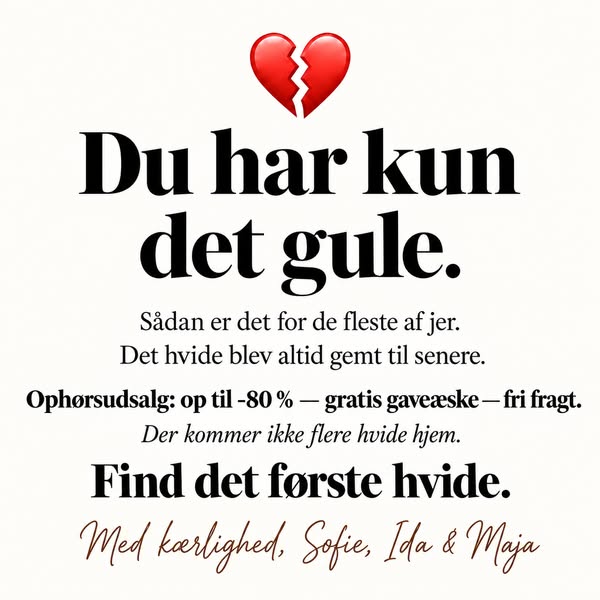 Ophørsudsalg: op til -80 %