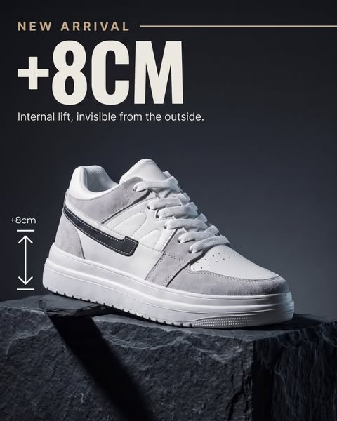 8cm Taller. Nobody Can Tell.