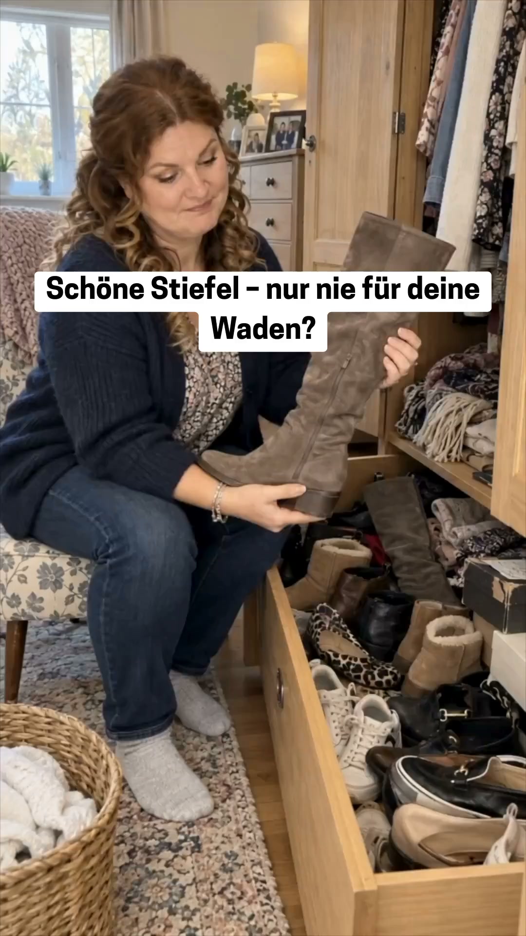 Trag endlich wieder hohe Stiefel.kosten