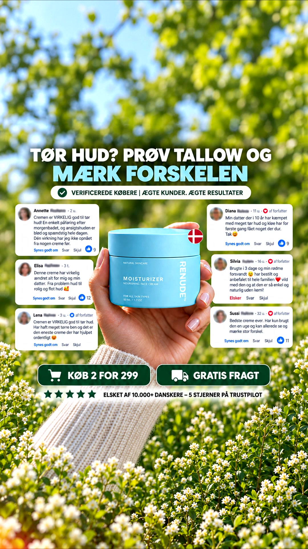 Naturlig Hudpleje Til Tør Hud | ELSKET AF 10.000+ DANSKERE