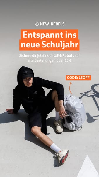 15% Rabatt ab 65 €
