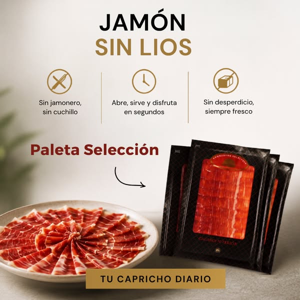 Ibérico listo en segundos