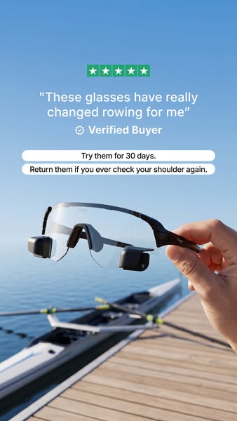 Eyewear with integrated rearview mirror