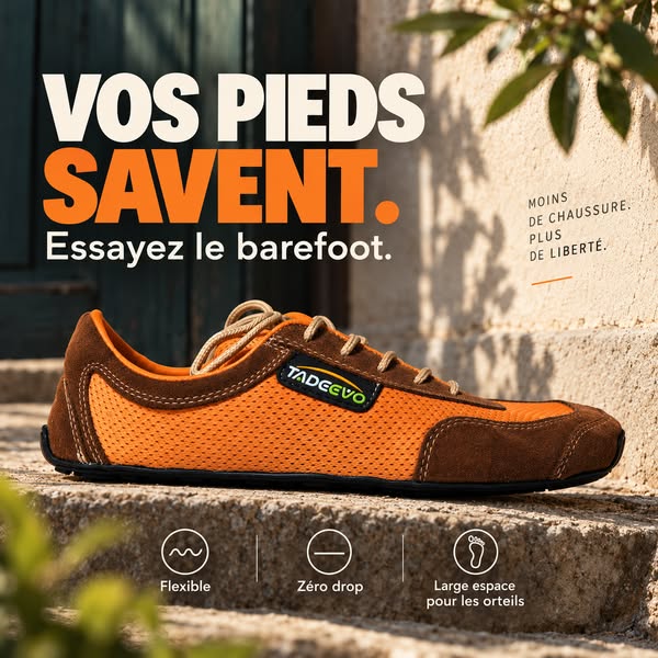 Vos pieds bougent. Vos chaussures aussi.