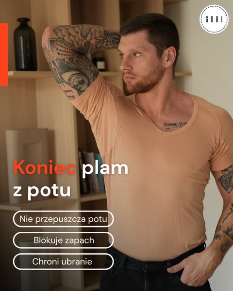 Koszulka Gobi pod koszulę przeciw poceniu