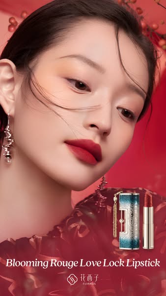 Lipstick wrapped in art