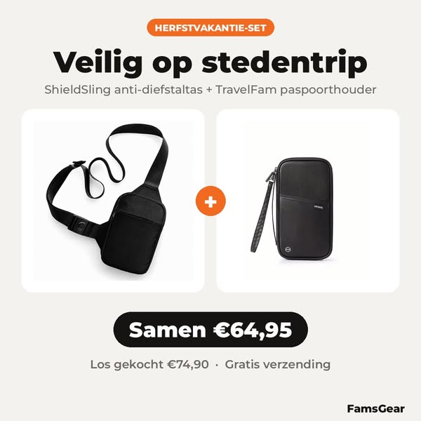 Veilig op stedentrip – €64,95