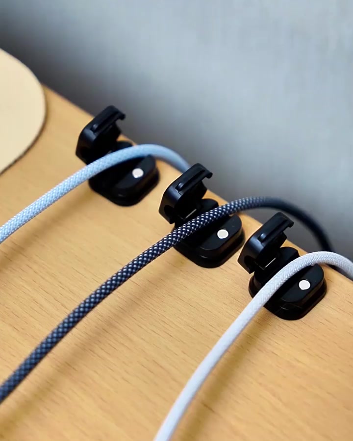 BUY MORE SAVE MORE—Magnetic Cord Organizer, Easy Secure Adhesive Cable Management