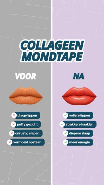 Zachtere lippen door mondtape