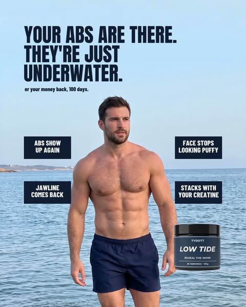 Your abs are there. They're just underwater.