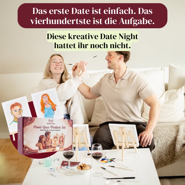 Eure nächste kreative Date Night - Das Paint Your Partner Set