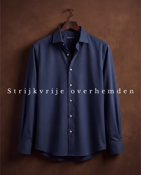 Strijkvrije overhemden. In alle kleuren.