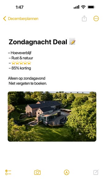 Je Vertrekt met Meer dan Herinneringen