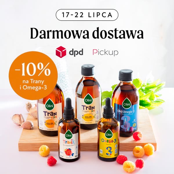 10% na wszystkie trany i omega-3
