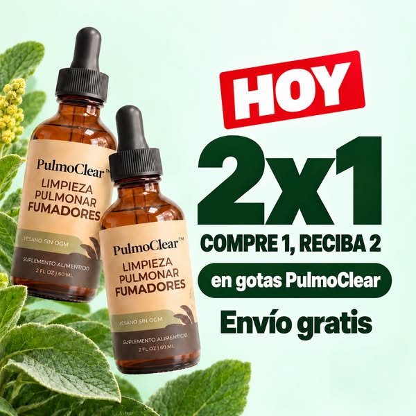 HOY: 2x1 en gotas PulmoClear
