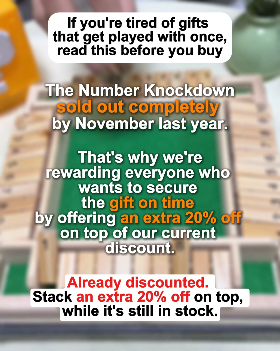 EXTRA 20% OFF
