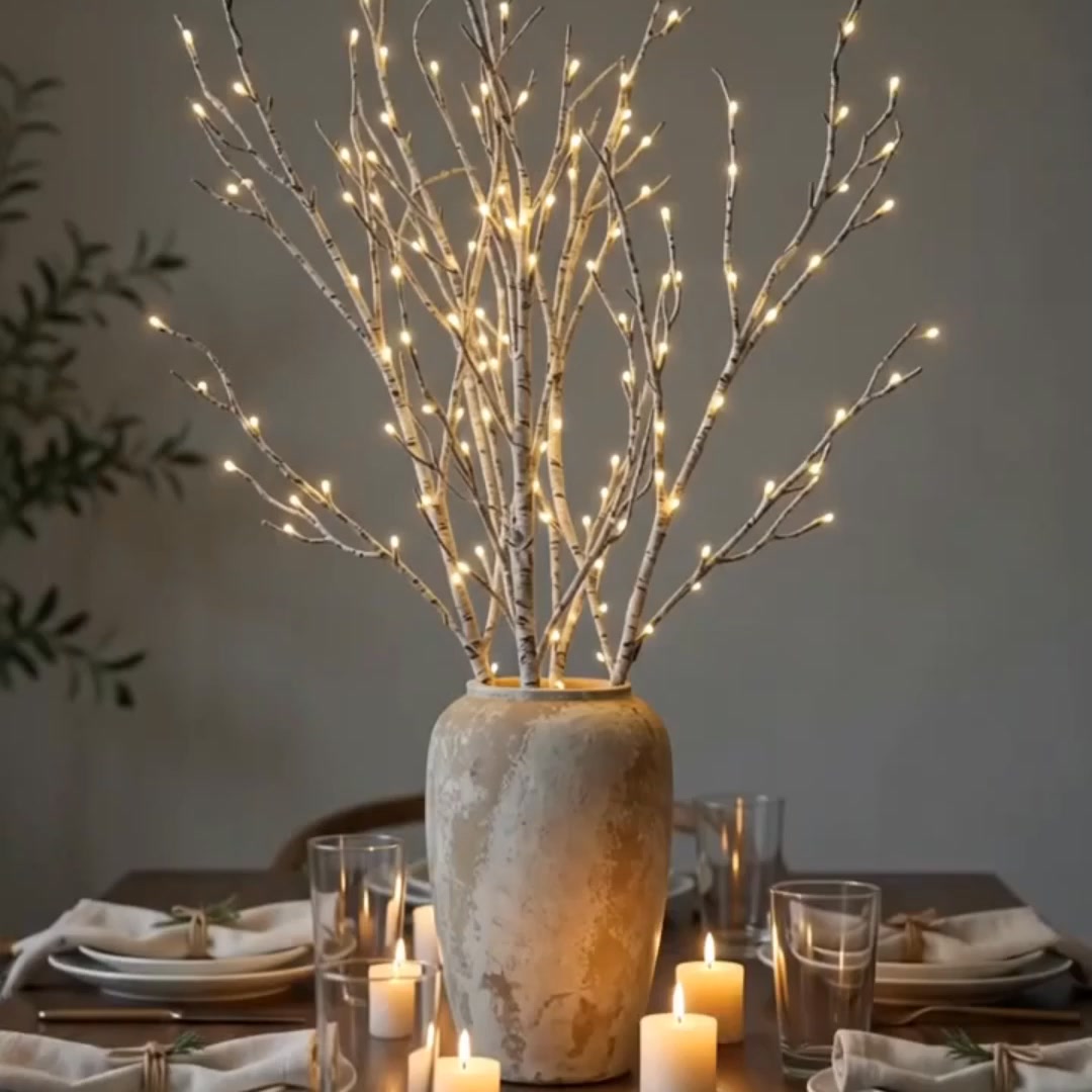 LumiBranch – Branches Lumineuses LED Sans Fil avec Minuteur