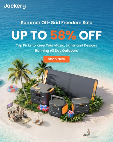Summer Off-Grid Freedom Sale