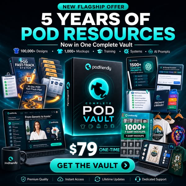5 Years. One POD Vault.