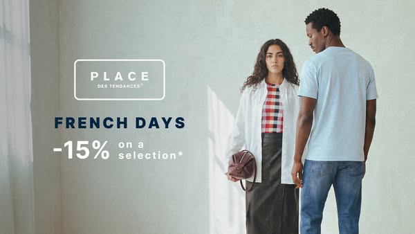 French Days -15%* & extra -20%*