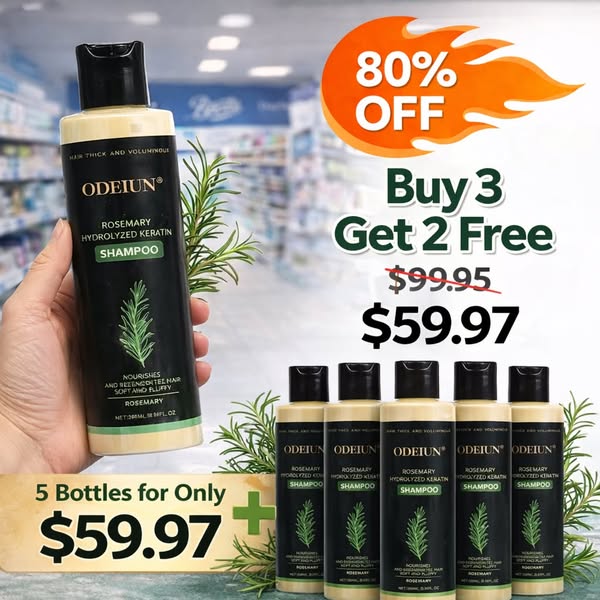 Rosemary + Keratin Volumizing Shampoo - 48-Hour Offer