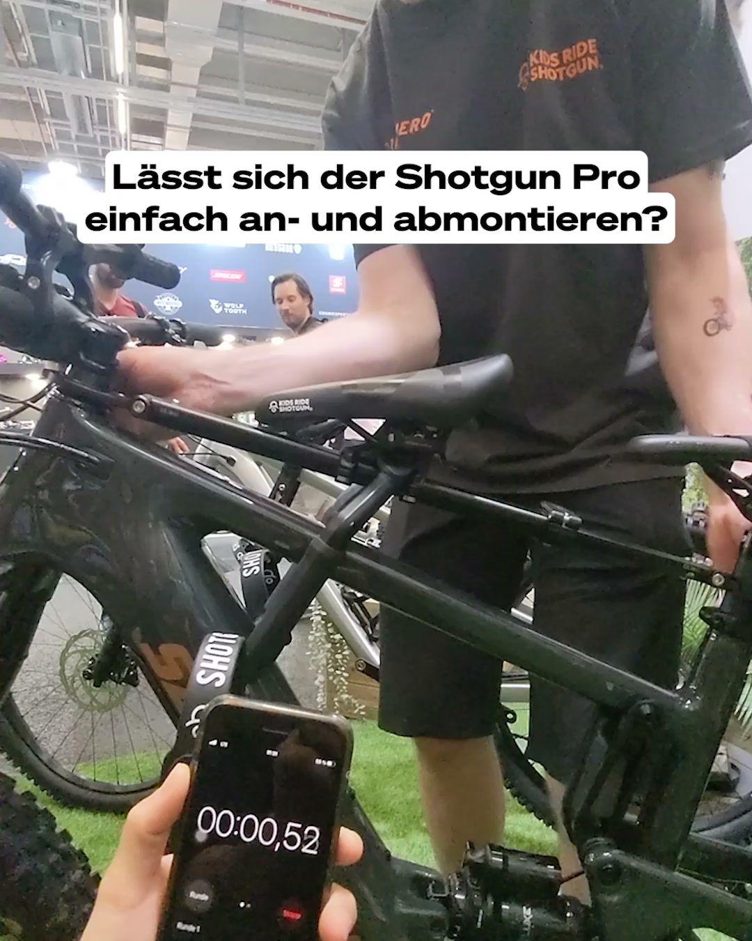 Shotgun Kinderfahrradsitz | Kostenloser Versand