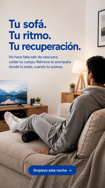 Tu sofá. Tu ritmo. Tu recuperación.